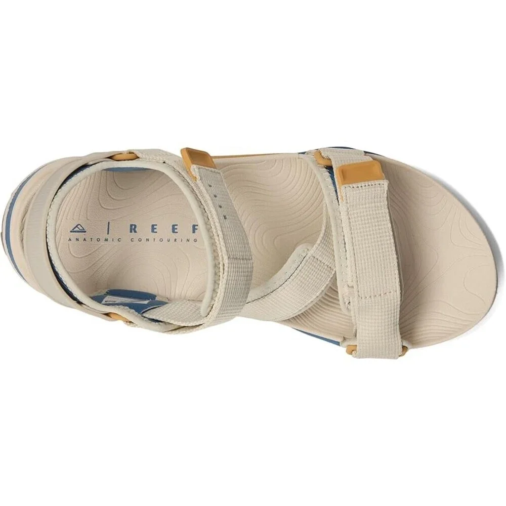 Reef Cross Shore Sandals Men's 12 Tan Wheat Open Toe Adjustable Strap ZOGG1795